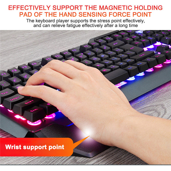 AluminPlay™ Aluminum Mechanical RGB Gaming Keyboard