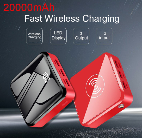 ScreenCharge™ Mini LCD Screen Super Fast Power Bank