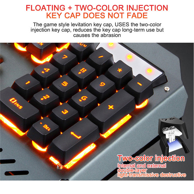 AluminPlay™ Aluminum Mechanical RGB Gaming Keyboard