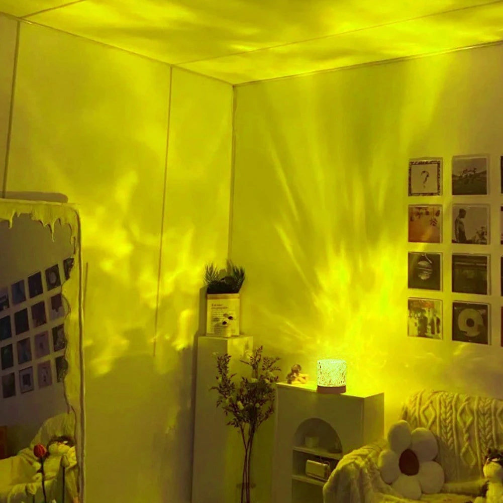 Lightroom™ Crystal Water Ripple Projector Night Light