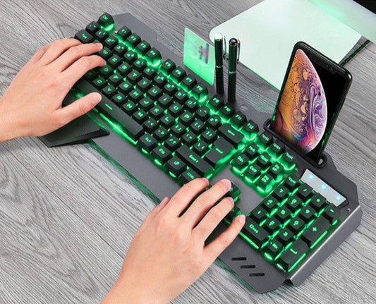 AluminPlay™ Aluminum Mechanical RGB Gaming Keyboard